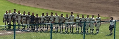 スタンドへあいさつ