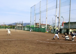 マネジャーも登板